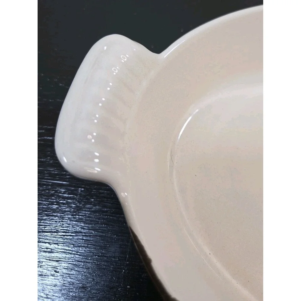Vintage Le Creuset #24 Orange Au Gratin Oval‎ Baking Dish Made In France